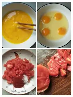 Make Double Western fried eggs step 1