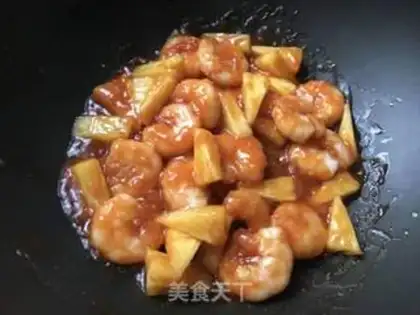 Make Jealousy fruit shrimp step 12