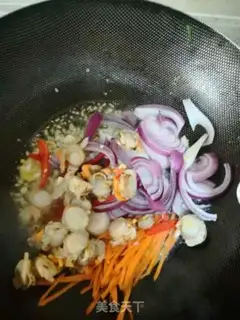 Make Garlic scallops step 5