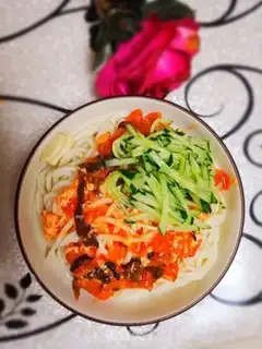 Make Tomato noodles step 15