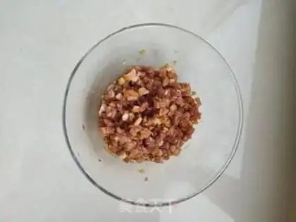 Make Porridge pork dumplings step 6