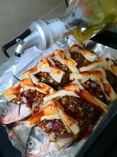 Make Garlic roasted fish step 9