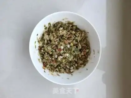 Make Porridge pork dumplings step 9