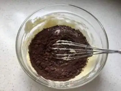 Make Chocolate marfin step 4