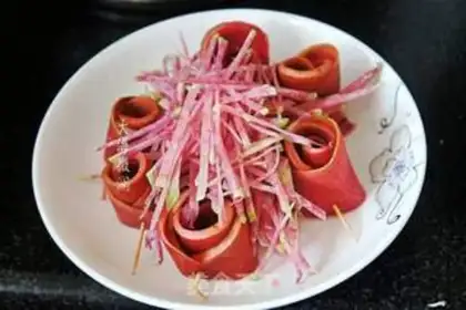 Make Sugar jealous radish step 4