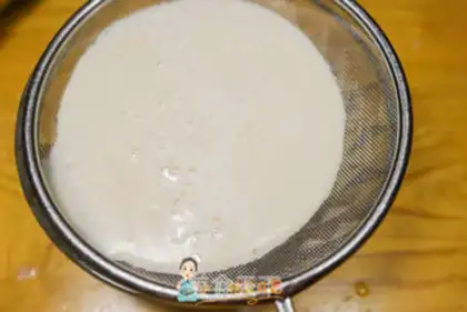 Make Eagle bean cake step 3