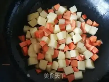 Make Curry potatoes and potatoes step 9