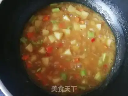 Make Curry potatoes and potatoes step 14