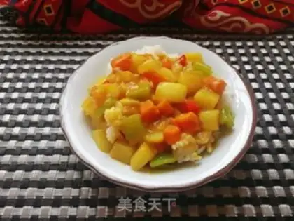 Make Curry potatoes and potatoes step 17