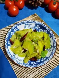 Make Chili made bitter melons step 6