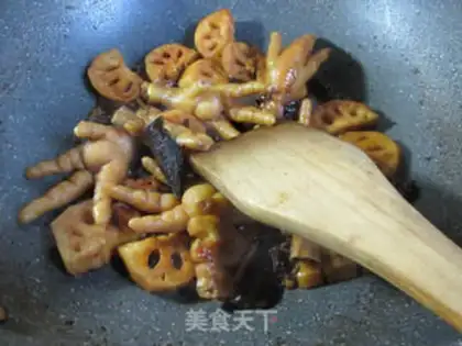 Make Liang burned chicken claws step 9