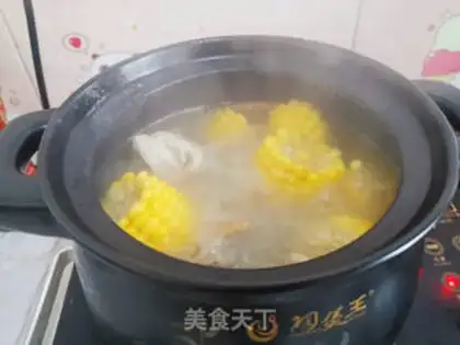 Make Corn chicken soup step 4