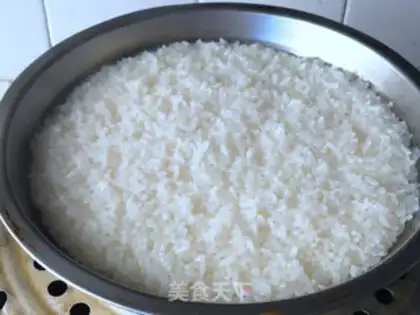 Make Sakura rice step 1