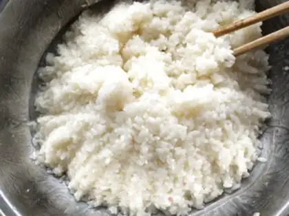 Make Sakura rice step 2