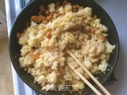 Make Coke chicken fried rice step 7