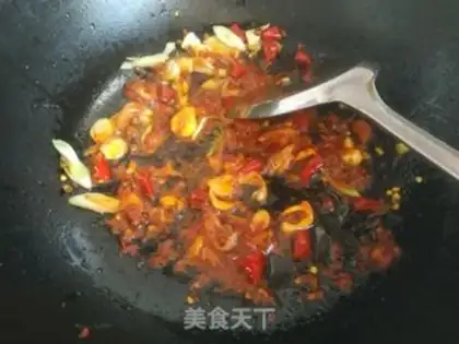 Make Spicy leather shrimp step 3