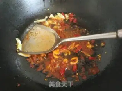 Make Spicy leather shrimp step 4
