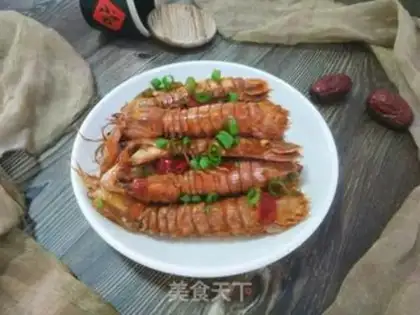 Make Spicy leather shrimp step 12