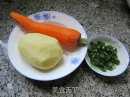 Make Carrot with potatoes step 0