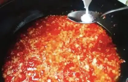 Make Garlic pepper sauce step 4