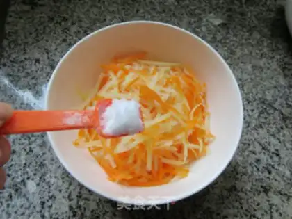 Make Carrot with potatoes step 7