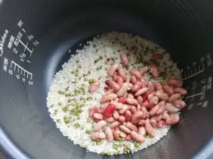 Make Green bean congee step 0