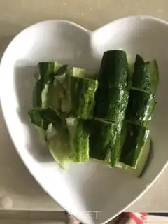 Make Soy sauce, cucumber step 1