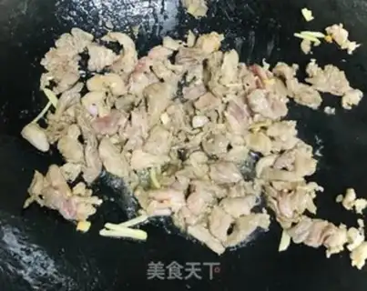 Make Garlic fried cattle step 5