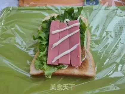 Make Low-fat sandwich step 5