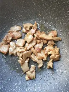 Make Celery fried meat step 2