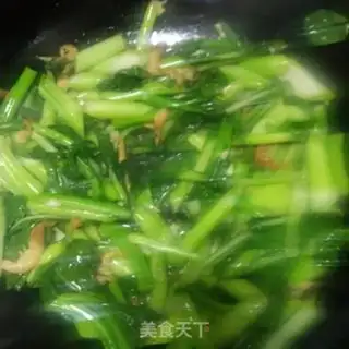 Make Shrimp-dried vegetable step 7