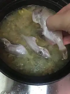 Make Soybeans, skinned fish step 6