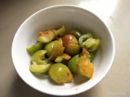 Make March Li, pepper salt step 2