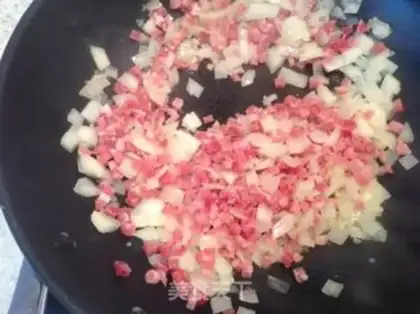 Make The ridge of the crumbs with a mouthful of butter step 7