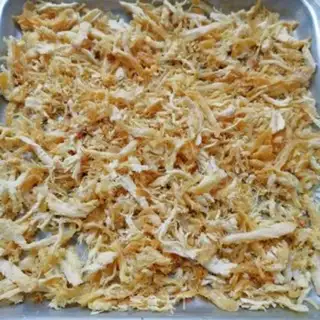 Make The seaweed chicken pine step 4