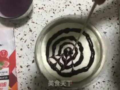 Make Blueberry cheesemus step 19