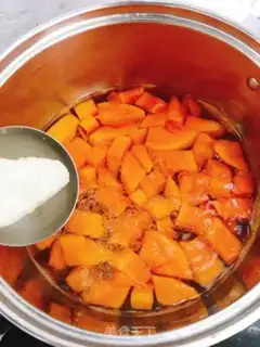 Make Creaming papayas step 1
