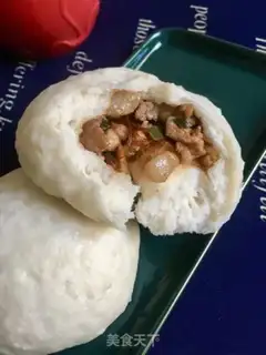 Make Red meat buns step 24