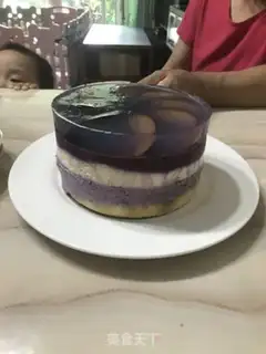 Make Blueberry cheesemus step 31