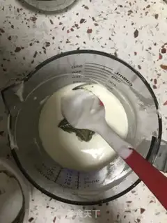 Make Yogurt tea mousse step 9