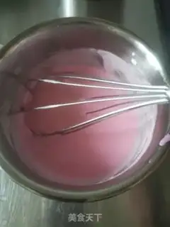 Make Flamingo mousse cake step 5