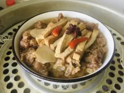 Make Dried tofu step 6
