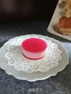 Make Flamingo mousse cake step 11