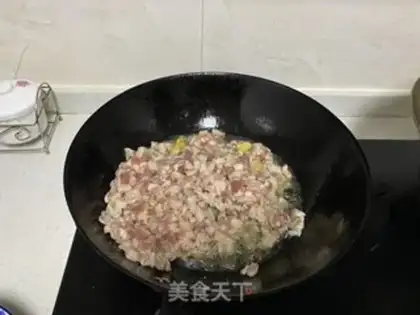 Make Pork rice powder step 2