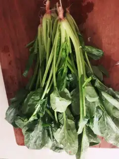 Make Spicy spinach step 0