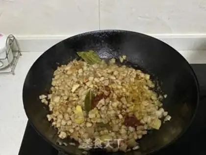 Make Pork rice powder step 4