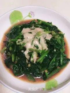 Make Spicy spinach step 4