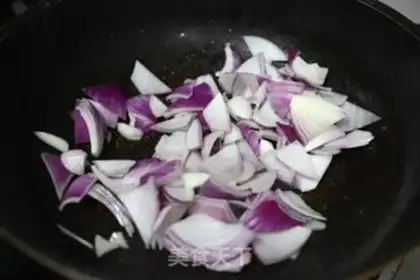 Make Onion black pepper beef step 3