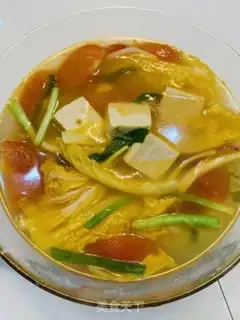 Make Tofu soup with tomatoes step 5
