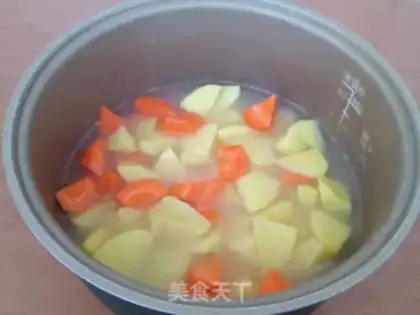 Make Chicken wing rice step 7